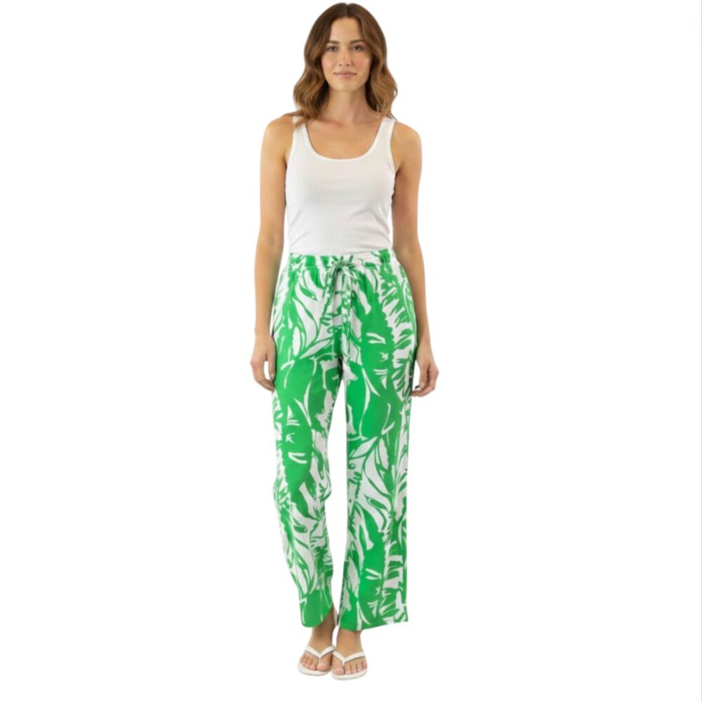 Lilly Pulitzer 4 Target Palm Royale Inspired Tropical Palazzo Wide Leg Pants S/P